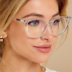 Quay All Nighter Clear Blue Light Glasses NWOT Tags